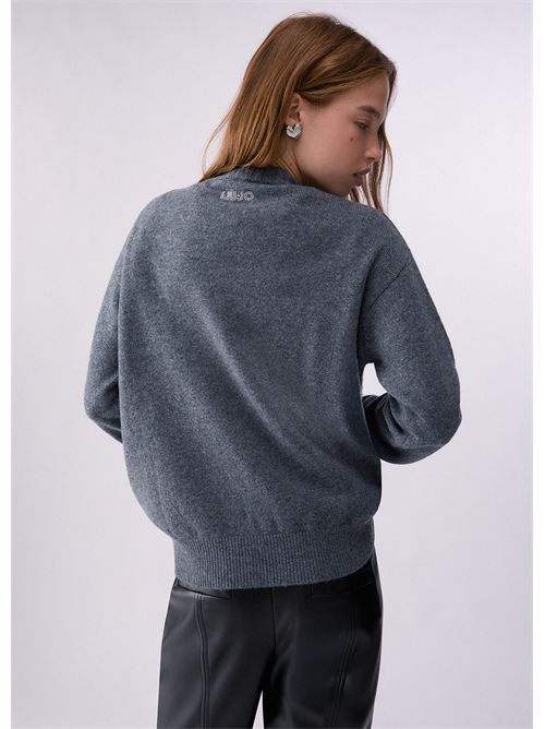 Maglia jacquard in lana Mr Mouse LIU JO | WF6455MS009/L9451